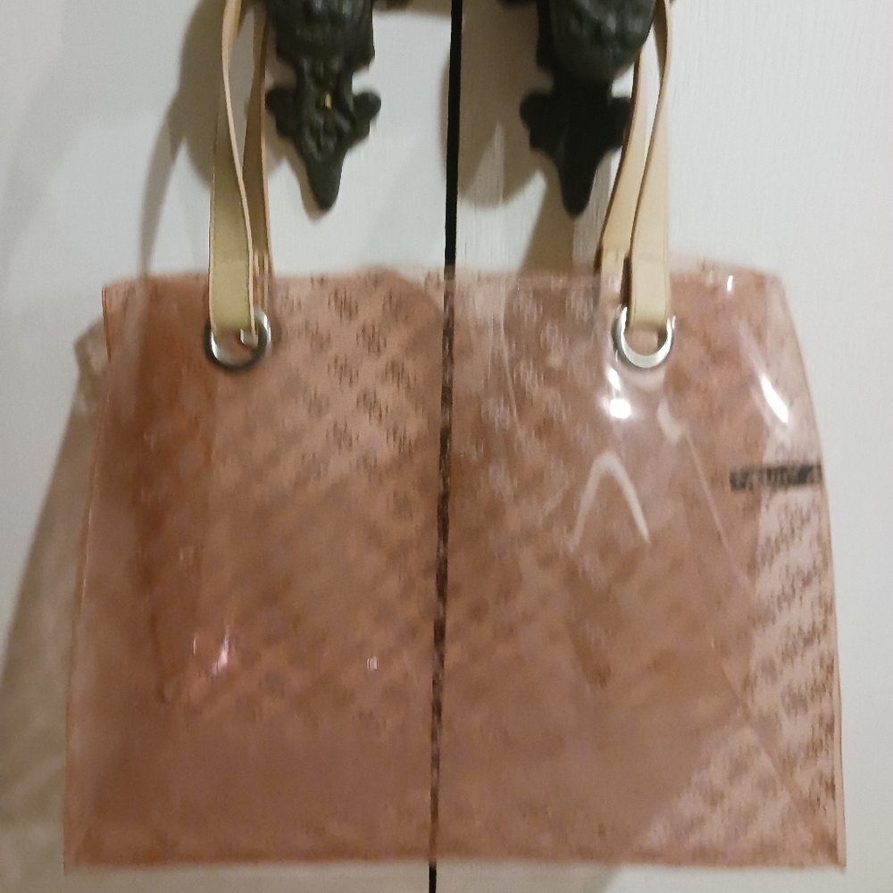 Transparent Pink Tote Bag
